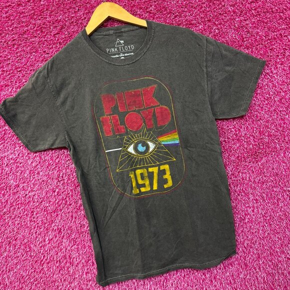 Pink Floyd 1973 Dark Side of the Moon Tour Rock Band Tee S/M - Picture 3 of 5